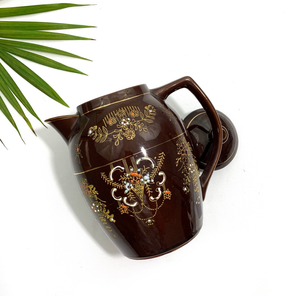 Vintage Hand-Painted Drink Pitcher (MADE IN JAPAN)